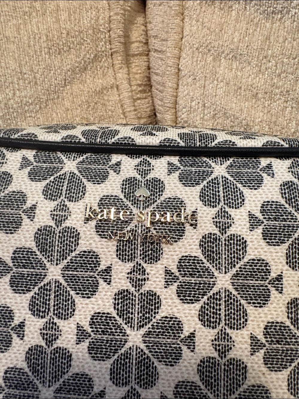 kate spade Black and Cream Floral Crossbody Bag - Picture 2 of 11